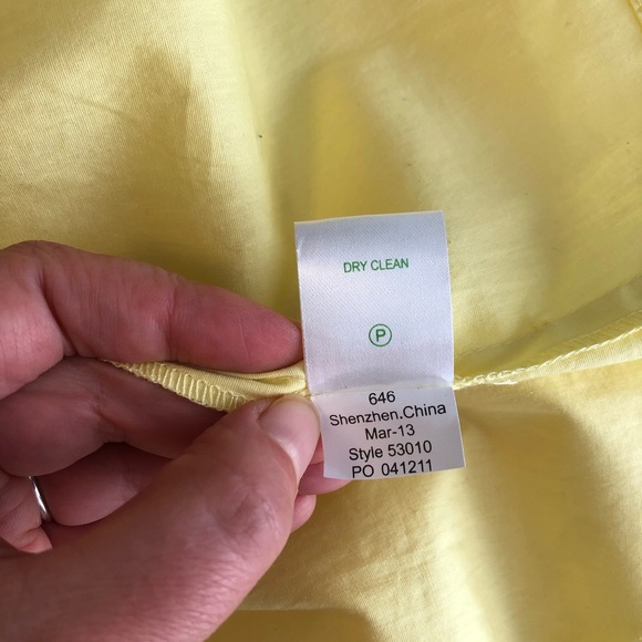 NWT LILLY PULITZER FOLEY LACE SMALL STARFRUIT YELLOW GORGEOUS!! MSRP $398 - Picture 13 of 15